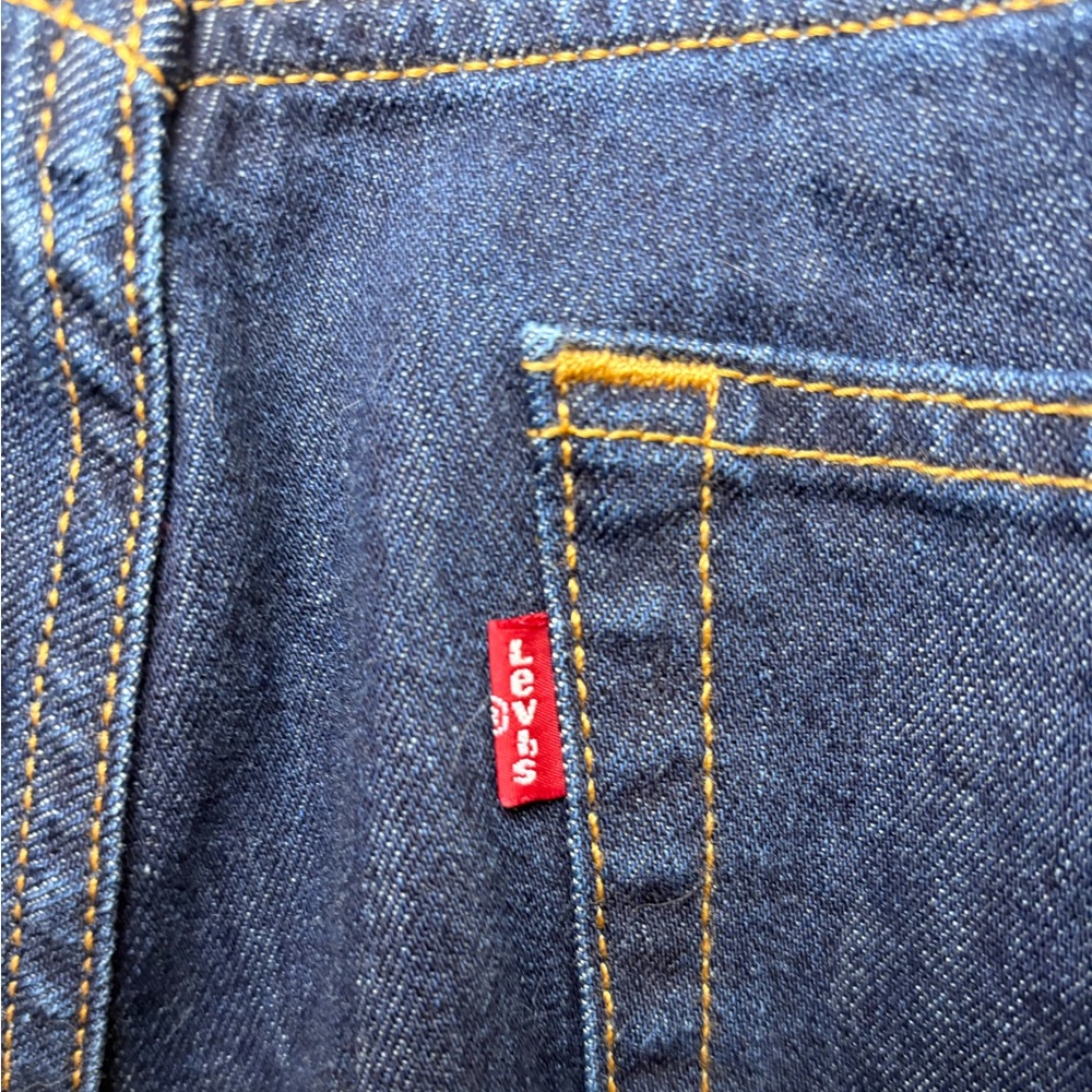 Levi’s 505 Regular MEN'S JEANS 40x30 Dark Wash - Picture 5 of 7